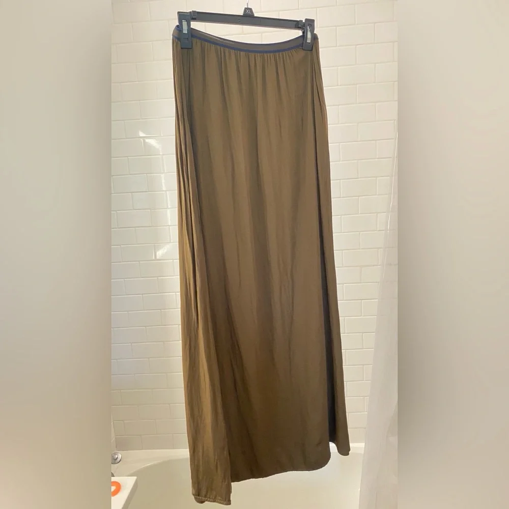Zara Brown/ Bronze Maxi Skirt - Picture 2 of 4
